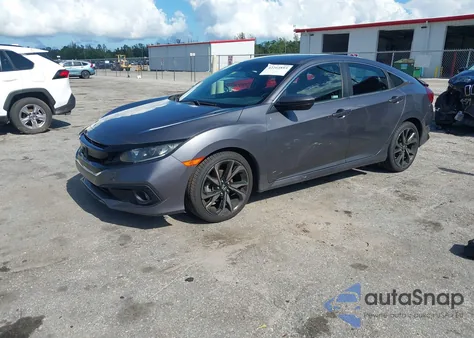 2019 Honda Civic Sport from USA, damaged, VIN 2HGFC2F89KH534561